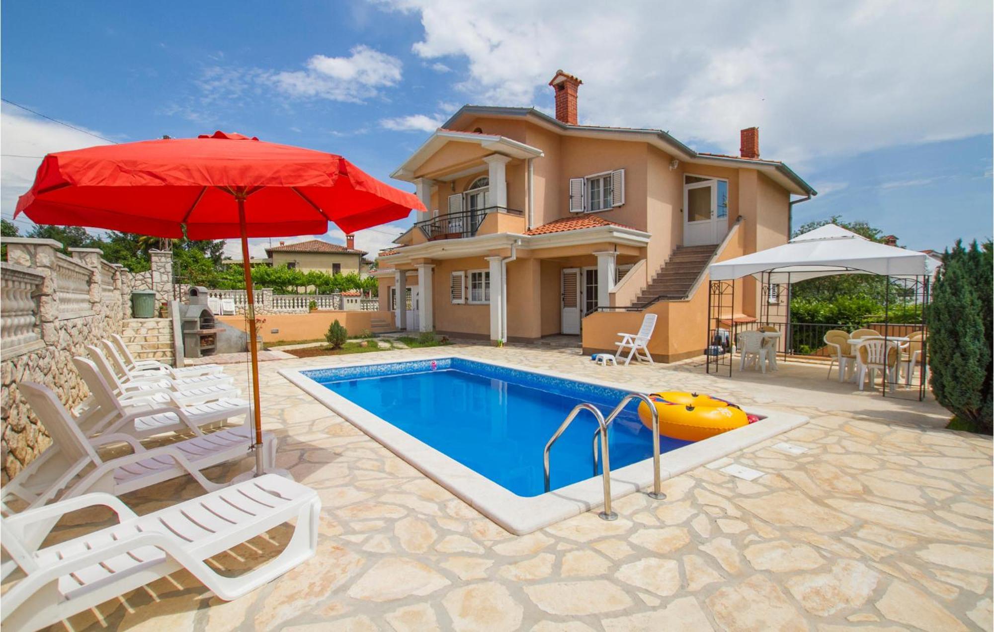 Gorgeous Home In Labin With Outdoor Swimming Pool Luaran gambar