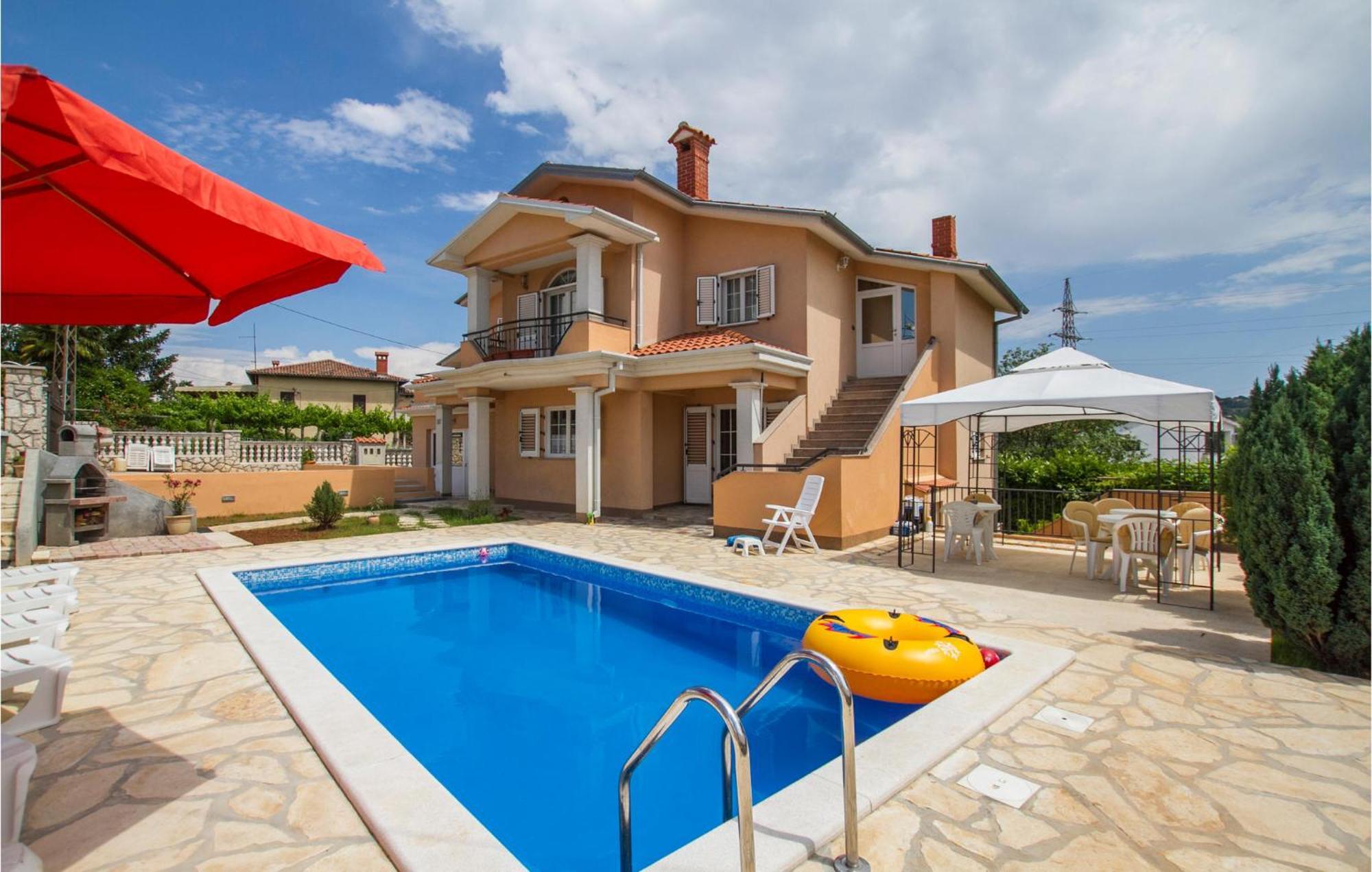 Gorgeous Home In Labin With Outdoor Swimming Pool Luaran gambar